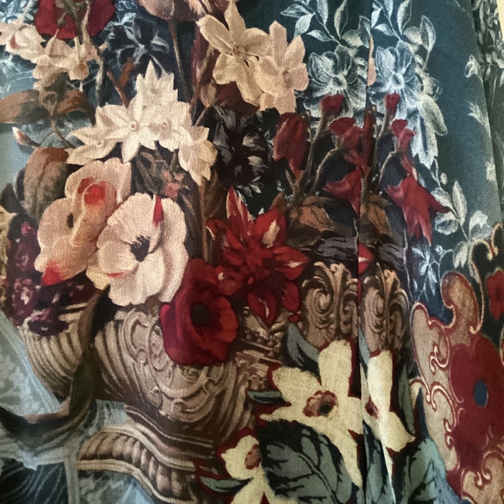 Camilla Kimono Sleeves V-Neck Surplice Mini Dress *Hotel Boheme* 100% Silk - Picture 12 of 16